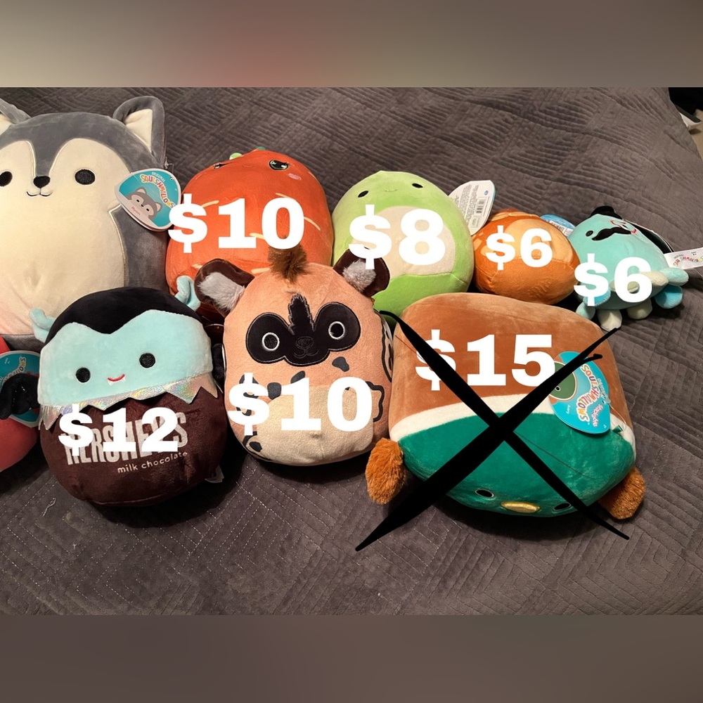 Squishmallow LOT - Will Separate